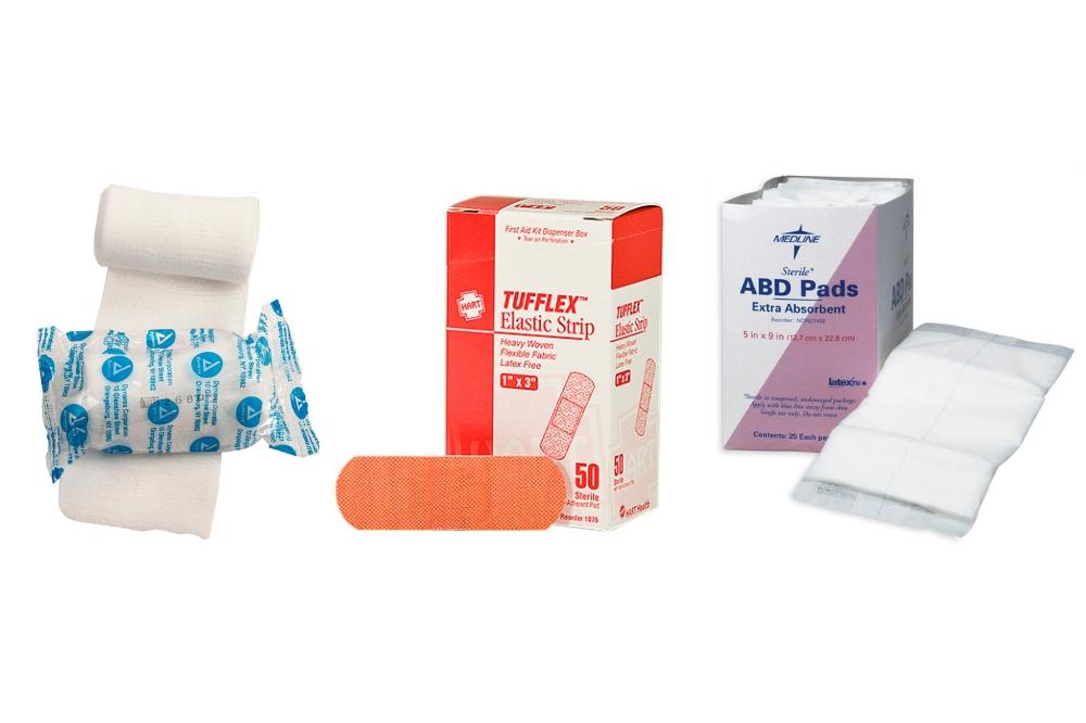 Tufflex Flexible Fabric Elastic Strip bandage 1 x 3 - 50/Box